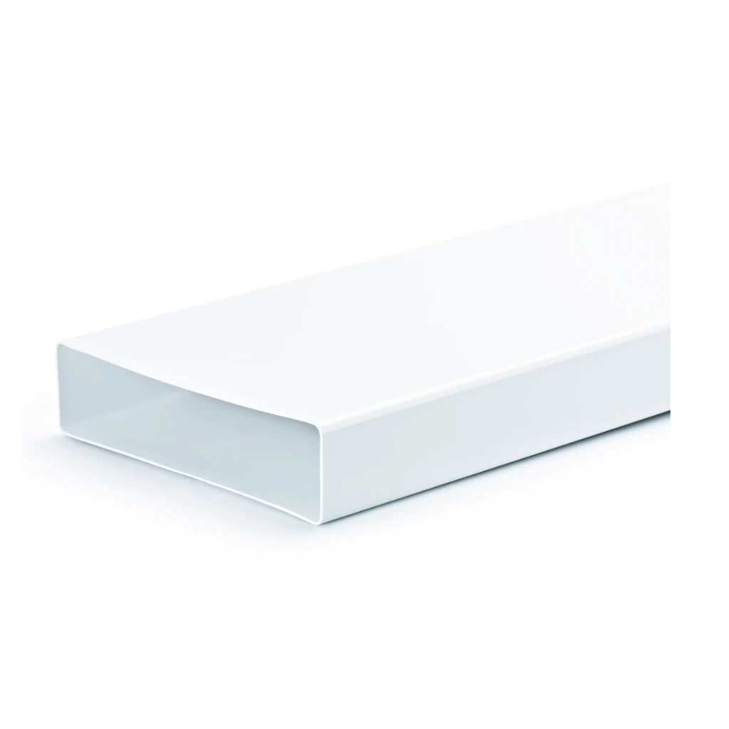 [75404-Weiss] NABER T-VRO 125 Breitkanal, Länge 500 mm, weiss / AVITANA QUADRO Slim-7541
