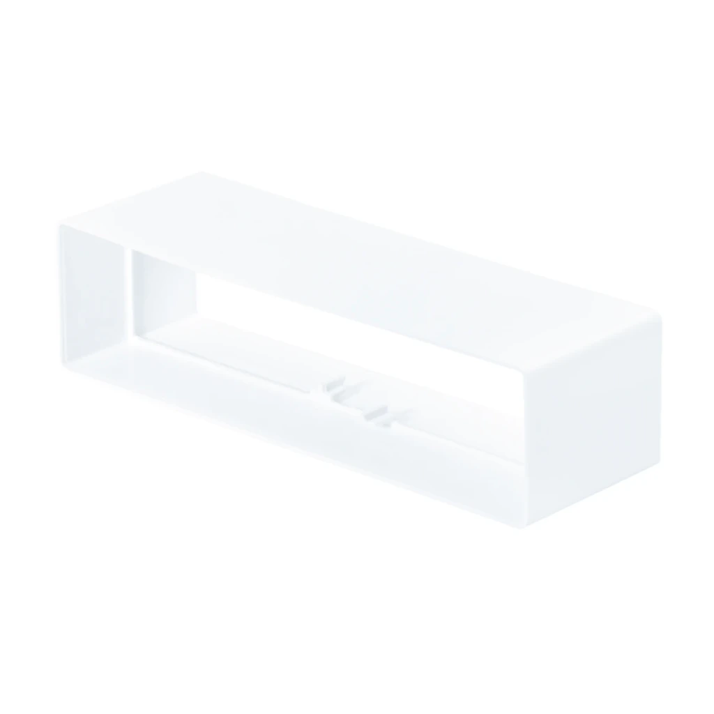 [75424-Weiss] NABER T-RVB 125 Breitkanalrohrverbinder, weiss / AVITANA QUADRO Slim-7543